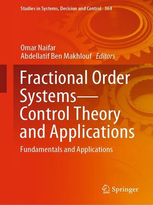 cover image of Fractional Order Systems—Control Theory and Applications